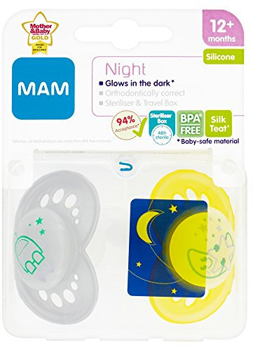 MAM Night Silikon-Schnuller, ab 12 Monaten