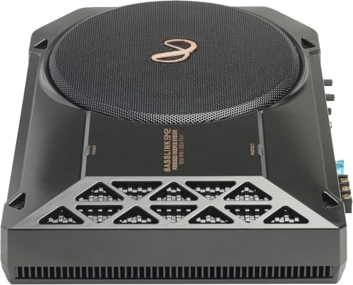 Infinity BassLink SM Système de Caisson de Basses Ultra-Compact à Profil Peu Profond Argenté 20,3 cm