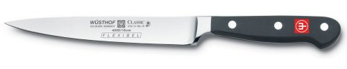Wüsthof Filiermesser, Classic (4550-7/16), 16 cm Klingenlänge, geschmiedet, rostfreier Edelstahl, scharfes Kochmesser mit biegsamer Klinge