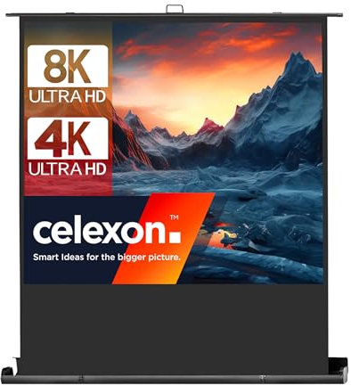 celexon écran de Projection Portable Ultramobile Pro Plus homecinéma et Professionnel avec Articulation en Ciseaux - 200 x 150 cm - 4:3 - Gain 1,2-95 Pouces
