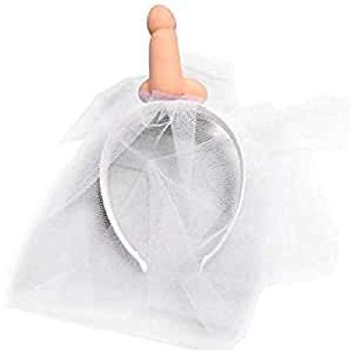 DIVERTY SEX Weiß Brautschleier mit Pito