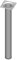 Element System 18133-00267 Möbelfuß rund – Stahlrohrfuß, ideal als Tischbein für die Gestaltung individueller Möbelstücke – Ø 30 mmm, Weißaluminium, Länge 300 mm, 4 Stück