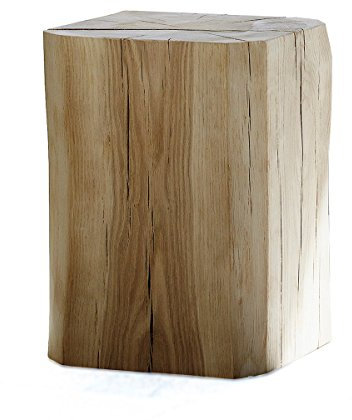 jankurtzmöbel Hocker, block«, eckig natur Astlöcher, Dehnungsfugen, Risse, Spalten sind möglich