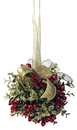 Ganz Mistletoe Door Kiss Ball (KK16)