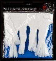 Glitter Eiszapfen Fringe 2M Weihnachtsweihnachts Gefälschte Ice Schnee Dekoration