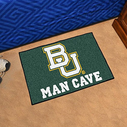 NCAA Baylor University Nylon Man Cave Starter Teppich 48,3 x 76,2 cm