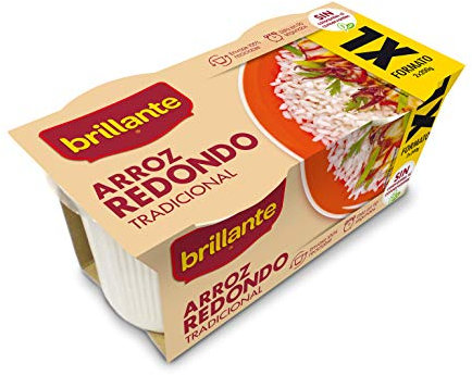 Brillante Arroz Redondo, 2 x 200g