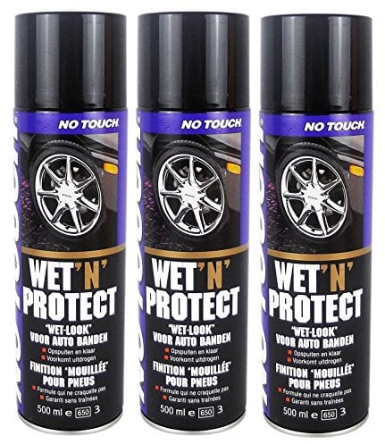 3 Stück No Touch Wet`n Protect 500 ML Reifenglanz