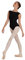 Capezio 126 mm Boat Neck Camisole Leotard, Schwarz, M