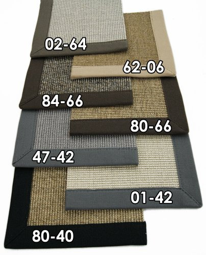 Astra Sisal Teppich Bordürenteppich Salvador Premium Natur Faser mit 5cm Bordüre