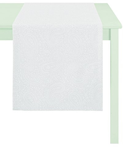 APELT 7907 85X85 80 mitteldecke, Polyester, weiß