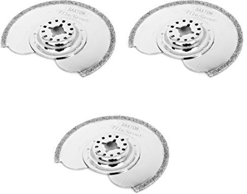 SH90DB 3 x Saxton Diamant Klingen Sageblatt Zubehör für Fein Multimaster Bosch Makita Pendel Multifunktionswerkzeug