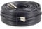 SSL Satellites 20 m Twin Satellite Shotgun Coax Cable Extension Kit with Fitted F Connectors for Sky HD Q and Freesat - Black (20 Meter, Black)