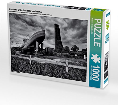 CALVENDO Puzzle Museums-UBoot und Marinedenkmal | 1000 Teile Lege-Größe 64 x 48 cm Foto-Puzzle für glückliche Stunden