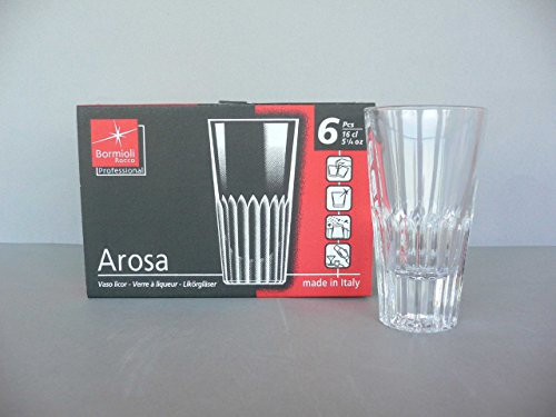 Arosa Whiskygläser Whiskybecher Likörgläser 16 cl Füllmenge 6 Stück