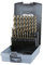 RUKO Spiralbohrer-Satz DIN 338 Typ UNI, HSSE-Co 5 in ABS-Kunststoffkassette - 19 tlg. - 228214RO