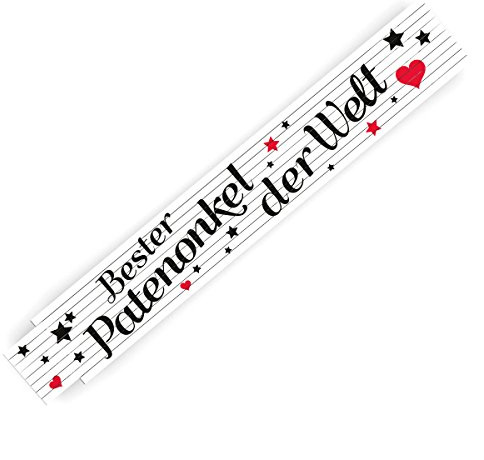 Wandkings Zollstock mit Schriftzug, Bester Patenonkel der Welt