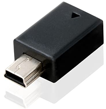 BIGtec USB Adapter mini-USB-Stecker auf Micro-USB-Buchse Anschluss-Adapter Mini-B Stecker (m) / Micro-B Buchse (w) für Tablet, MP-3Player, Smartphone, Handy, Ladeadapter
