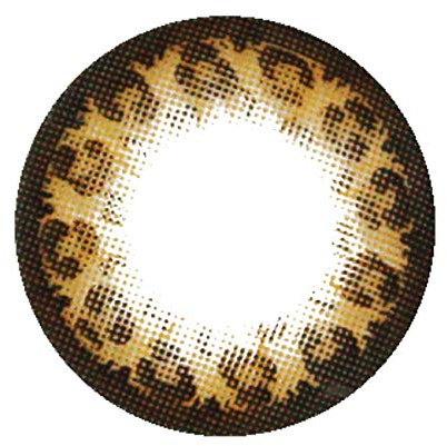 Matlens - Pro Trend Farbige Kontaktlinsen ohne Stärke Leopard braun Big Eyes Manga WFL-G24 2 Linsen 1 Kontaktlinsenbehälter 1 Pflegemittel 50ml FBA