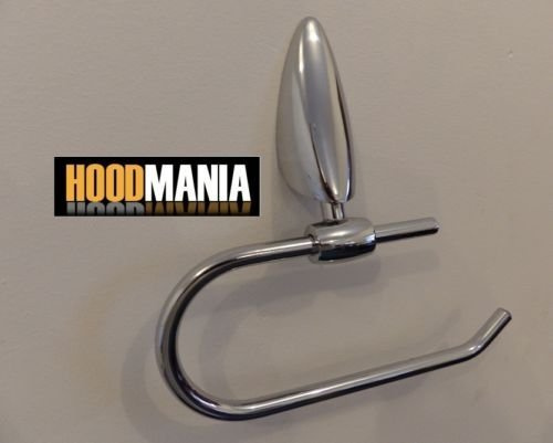 Toilet Roll Holder Mirror Polished Chrome Finish. Concealed fixings.