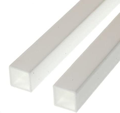 Quadratrohr, 35 cm lang, 7,9 mm Kantenl.-5/16. 2 Stück