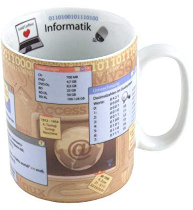 Könitz Wissensbecher Informatik, Porzellan, 1-Pack