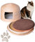 Lucky-Kitty Katzenkorb „Neko-Chigura” I Katzenhöhle 100% handgefertigt, mit Kissen I Katzen Schlafplatz, traditionell japanisch - Unikat I Katzen Körbchen oder Hundehöhle kleine Hunde, nachhaltig