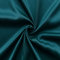 STOFFKONTOR Stretch Satin Modestoff Kleiderstoff - Stoff glänzend - Meterware, Petrol