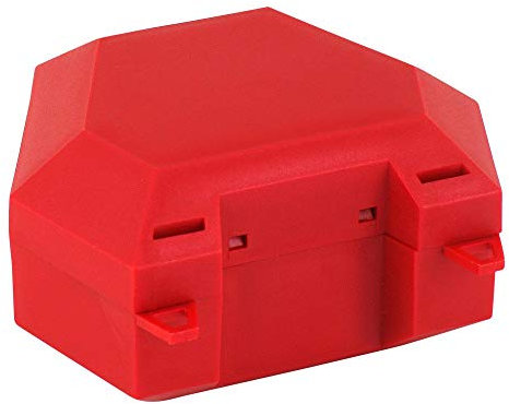 Zahnspangenbox mit Kordel rot