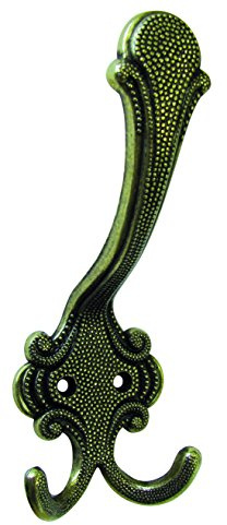 HSI Huthaken, 160 x 70 x 70 mm, zamak altmessing, 502010