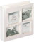 walther design Fotoalbum grau 200 Fotos 10 x 15 cm Memo-Einsteckalbum mit Ausstanzung und Prägung, Baby Little Foot ME-172