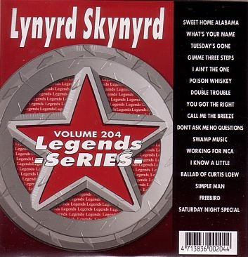 Legends Karaoke Volume 204 - Hits Of Lynyrd Skynyrd (CD+G)