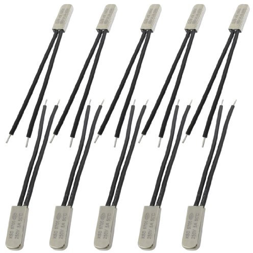 sourcing map 10 Pcs Bimetal Temperature Control Switch Thermostat 50C N.C KSD9700