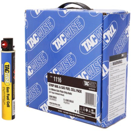 Tacwise 1116 3.1/ 90mm Strip Nails and Gas Cell Packs