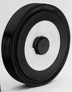 Ratioparts Roue en plastique Ø extérieur 200, Ø axe 12, largeur 45,8, longueur du moyeu 35 mm