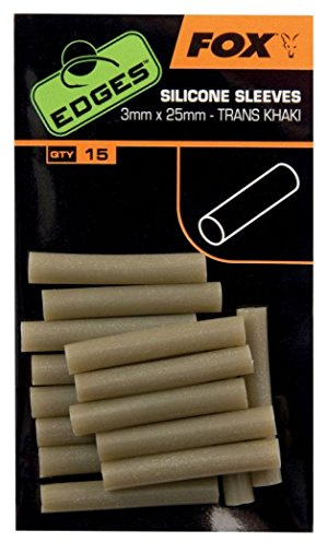 FOX Edges Silicone Sleeves Trans Khaki 3x25mm