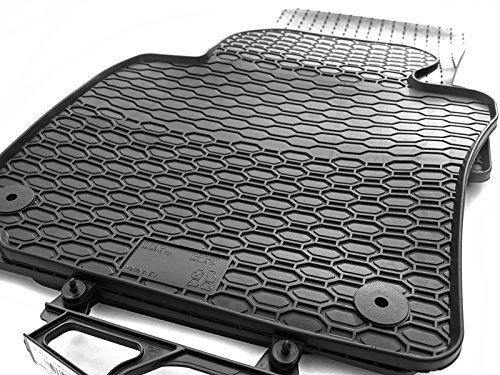 kh Teile Gummimatten passend für Tiguan Gummi Fußmatten 4-teilig schwarz