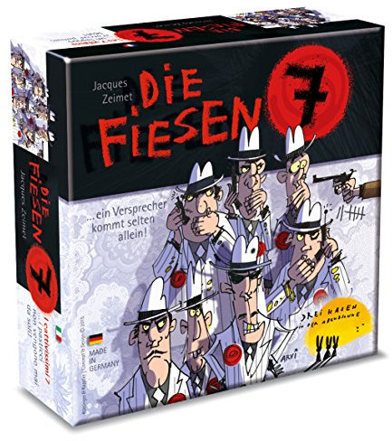 Noris Spiele DREI Hasen in der Abendsonne 608880016 - Die fiesen 7, Kartenspiel