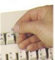 English US Keyboard Stickers Transparent Laptop Overlays White for Black...