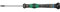Wera 05118078001 2054 Tournevis électronicien pour vis six pans creux, Hex-Plus, 5/64 pouce x 60 mm, Noir/vert