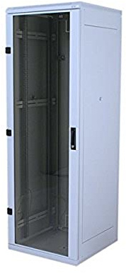 TRITON RMA-22-A66-CAX-A1 48,26 cm (19 Zoll) Netzwerkschrank RMA mit Glastür, 22 HE schwarz