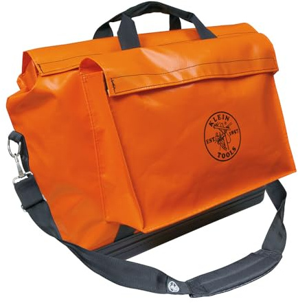 Klein Tools 5181ORA Vinyl Equipment Bag, Large by Klein Tools