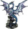 Nemesis Now Blue Dragon Protector Unisex Statue Multicolor Polyresin Drachen, Gothic
