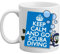Freelogix Keep Calm And Go Scuba Diving Swimming Divers Gift Mug