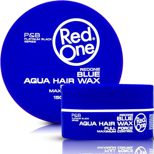 Redone Cire Aquatique Coiffante Bleu 150 ml | Forte Tenue l Gel Pour Les Cheveux | Ultra-tenue | Pour Hommes et Femmes | Parfum Bubblegum | Contrôle Maximum