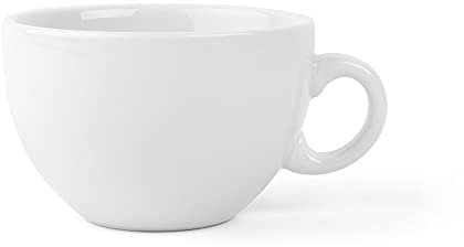Holst Porzellan PA 157 O Porzellan Milchkaffeetasse Palermo 0,35 l, weiß, 11 x 11 x 7 cm, 2 Einheiten