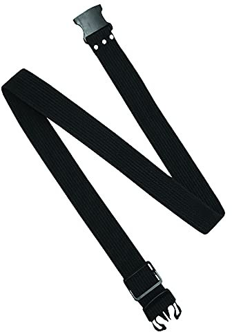 AWP Poly Work Belt | Rugged Polyester Webbing with Quick Release Buckle Work Belt | Fits up to 50 Waist Sizes | Black
