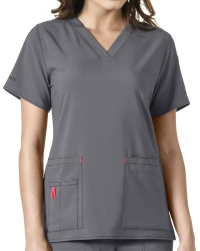 Carhartt Damen Media Medical Scrubs Shirts, Zinnfarben, XL EU