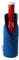 DRESS-YOUR-DRINK Neopren Flaschenkühler, Weinkühler, Getränkekühler (1 Stück 0.33 Liter, Blau)