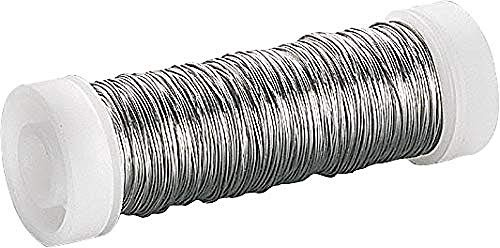Gütermann / KnorrPrandell 6435670 - Lackdraht silber 0,5mm, 50 meter